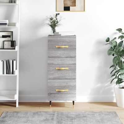 vidaXL Grå Sonoma Skab - 34,5x34x90 cm - Opbevaringsskab vidaXL Grå Sonoma Skab - 34,5x34x90 cm - Opbevaringsskab