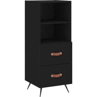 vidaXL 828637 Schwarzer Engineered Holz Sideboard - Sideboard vidaXL 828637 Schwarzer Engineered Holz Sideboard - Sideboard