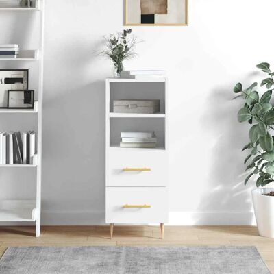 vidaXL Hochglanz Weiß Sideboard - Sideboard vidaXL Hochglanz Weiß Sideboard - Sideboard