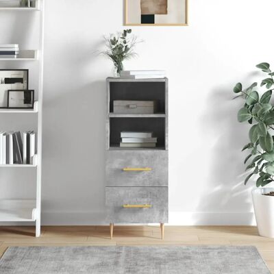 vidaXL Sideboard Aufbewahrungsschrank Beton Grau - Sideboard vidaXL Sideboard Aufbewahrungsschrank Beton Grau - Sideboard