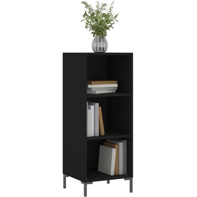 vidaXL Schwarzes Sonoma Eichen-Sideboard - Sideboard, Stauraum, Ausstellungsfläche vidaXL Schwarzes Sonoma Eichen-Sideboard - Sideboard, Stauraum, Ausstellungsfläche
