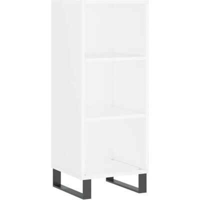 Sideboard Blanco vidaXL 34,5x32,5x90 cm Almacenamiento Moderno Sideboard Blanco vidaXL 34,5x32,5x90 cm Almacenamiento Moderno