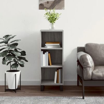 vidaXL Graues Sonoma Sideboard - Sideboard, Stauraum, Modernes Möbelstück vidaXL Graues Sonoma Sideboard - Sideboard, Stauraum, Modernes Möbelstück