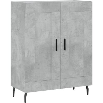 vidaXL Buffet Gris Béton - Buffet - 69,5x34x90 cm - Publicité vidaXL Buffet Gris Béton - Buffet - 69,5x34x90 cm - Publicité