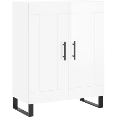vidaXL Valkoinen High Gloss 69,5x34x90cm Säilytyskaappi - Olohuoneen Säilytys vidaXL Valkoinen High Gloss 69,5x34x90cm Säilytyskaappi - Olohuoneen Säilytys