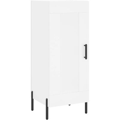 vidaXL Weiße Engineered Holz Sideboard - Wohnzimmer Aufbewahrung vidaXL Weiße Engineered Holz Sideboard - Wohnzimmer Aufbewahrung