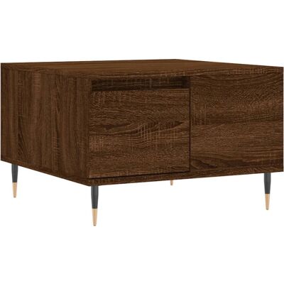 vidaXL 830755 Brauner Eichen Kaffee- und Beistelltisch - Beistelltisch vidaXL 830755 Brauner Eichen Kaffee- und Beistelltisch - Beistelltisch