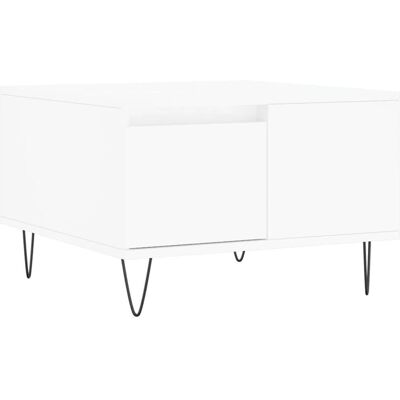 vidaXL 830756 Weiß Engineered Holz Couchtisch - Beistelltisch vidaXL 830756 Weiß Engineered Holz Couchtisch - Beistelltisch