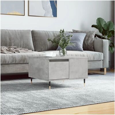 vidaXL Konkrete Grau Couchtisch 55x55x36,5 cm Holzwerkstoff vidaXL Konkrete Grau Couchtisch 55x55x36,5 cm Holzwerkstoff