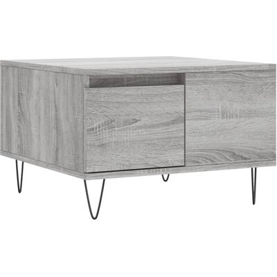 Table basse gris Sonoma vidaXL - Table de café - Publicité Table basse gris Sonoma vidaXL - Table de café - Publicité