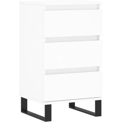 vidaXL Buffet Blanc Bois d'ingénierie 40x35x70cm - Salon vidaXL Buffet Blanc Bois d'ingénierie 40x35x70cm - Salon