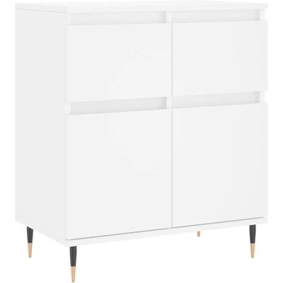 vidaXL 831108 Weiße Engineered Wood Sideboard - Wohnzimmer Aufbewahrung vidaXL 831108 Weiße Engineered Wood Sideboard - Wohnzimmer Aufbewahrung
