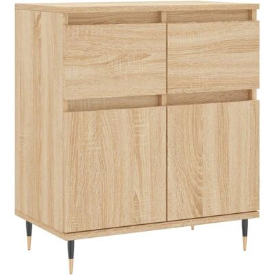 vidaXL 831111 Buffet en Chêne Sonoma - Mobilier de rangement salon - Publicité vidaXL 831111 Buffet en Chêne Sonoma - Mobilier de rangement salon - Publicité