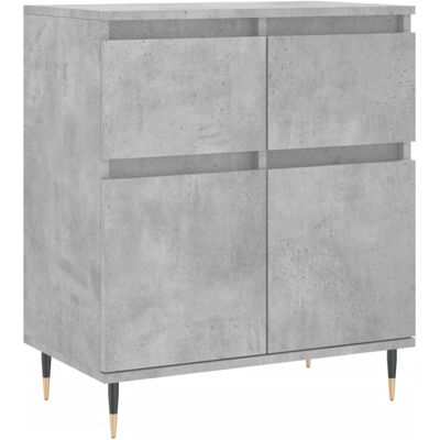 vidaXL 831112 Buffet en bois d'ingénierie gris béton - Buffet - Publicité vidaXL 831112 Buffet en bois d'ingénierie gris béton - Buffet - Publicité