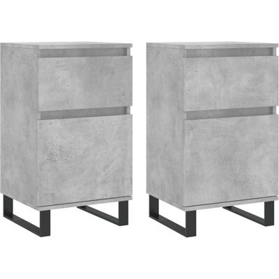 vidaXL 831173 Betongrijs Dressoir - Opbergmeubel vidaXL 831173 Betongrijs Dressoir - Opbergmeubel
