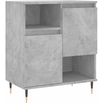 vidaXL 831184 Sivupöytä - Betoni Harmaa, 60x35x70 cm, Käsityöpuu vidaXL 831184 Sivupöytä - Betoni Harmaa, 60x35x70 cm, Käsityöpuu