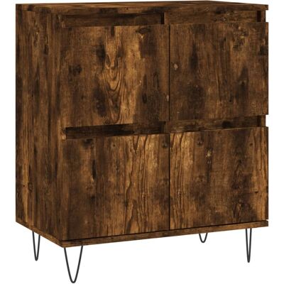 vidaXL Grijze Sonoma Dressoir - Woonkamermeubel vidaXL Grijze Sonoma Dressoir - Woonkamermeubel