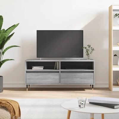 vidaXL TV-kaappi Grey Sonoma - Säilytystilalla vidaXL TV-kaappi Grey Sonoma - Säilytystilalla