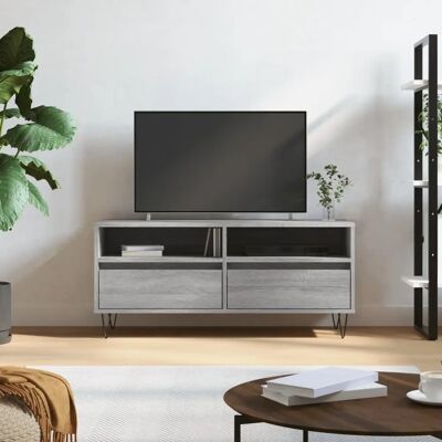 vidaXL Graues Sonoma TV-Schrank - Medienkonsole vidaXL Graues Sonoma TV-Schrank - Medienkonsole