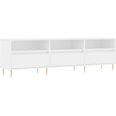 vidaXL Weißer TV-Schrank - Mittlerer Stauraum vidaXL Weißer TV-Schrank - Mittlerer Stauraum