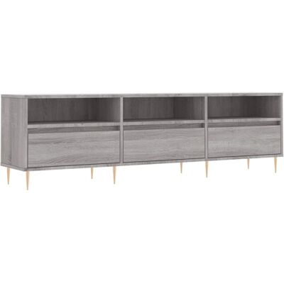 vidaXL TV-Schrank Grau Sonoma - Spanplatte Medienaufbewahrung vidaXL TV-Schrank Grau Sonoma - Spanplatte Medienaufbewahrung
