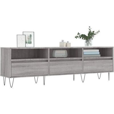 vidaXL Graues Sonoma TV-Board - 150x30x44,5 cm - Medienschrank vidaXL Graues Sonoma TV-Board - 150x30x44,5 cm - Medienschrank