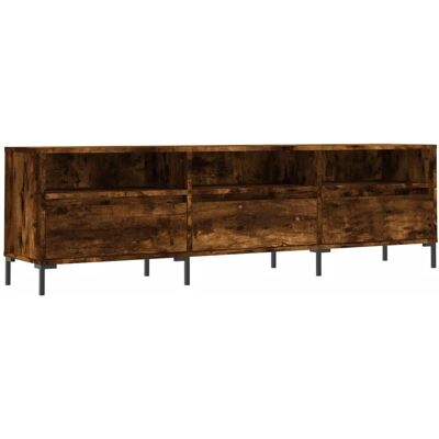 vidaXL Rauch Eiche TV-Schrank - 150x30x44,5 cm - Holzwerkstoff vidaXL Rauch Eiche TV-Schrank - 150x30x44,5 cm - Holzwerkstoff