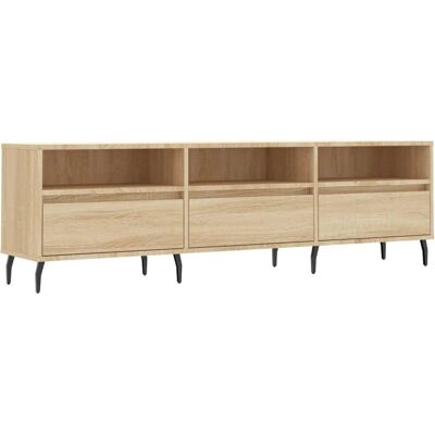 vidaXL Sonoma Eiche TV-Schrank - Medienspeicher Möbel vidaXL Sonoma Eiche TV-Schrank - Medienspeicher Möbel