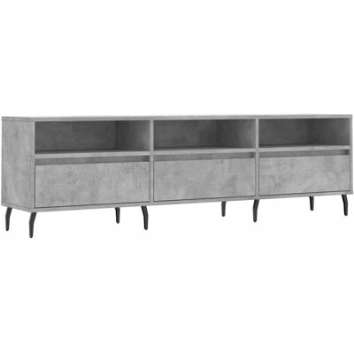 vidaXL TV Schrank Beton Grau 150x30x44,5 cm Holzwerkstoff - TV Schrank vidaXL TV Schrank Beton Grau 150x30x44,5 cm Holzwerkstoff - TV Schrank