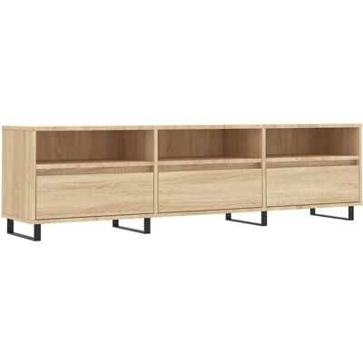 vidaXL Eikenhouten TV Kast - Met Opbergruimte vidaXL Eikenhouten TV Kast - Met Opbergruimte