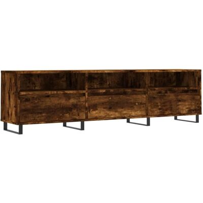 vidaXL Rauch Eichen TV-Schrank - Medienschrank aus Holz vidaXL Rauch Eichen TV-Schrank - Medienschrank aus Holz