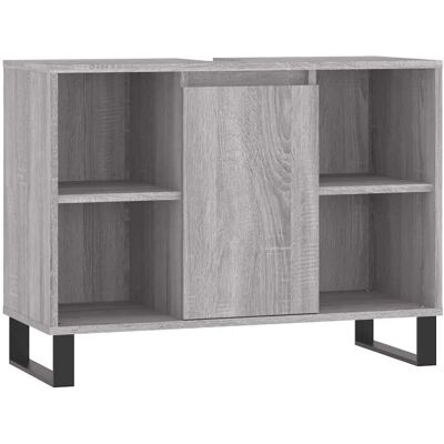 vidaXL Badrumsfurnitur Grey Sonoma - Vaske- og skabsindretning vidaXL Badrumsfurnitur Grey Sonoma - Vaske- og skabsindretning