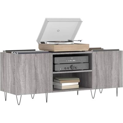 vidaXL Armoire de rangement vinyles Sonoma Gris - Type de Disque - Publicité vidaXL Armoire de rangement vinyles Sonoma Gris - Type de Disque - Publicité