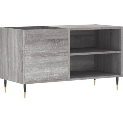 Armoire à disques gris Sonoma vidaXL - Rangement vinyles - Étagère vinyl - Publicité Armoire à disques gris Sonoma vidaXL - Rangement vinyles - Étagère vinyl - Publicité