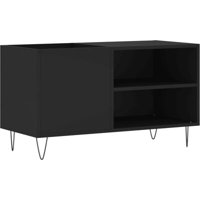 Mueble de discos vidaXL - Estantería negra para vinilos Mueble de discos vidaXL - Estantería negra para vinilos