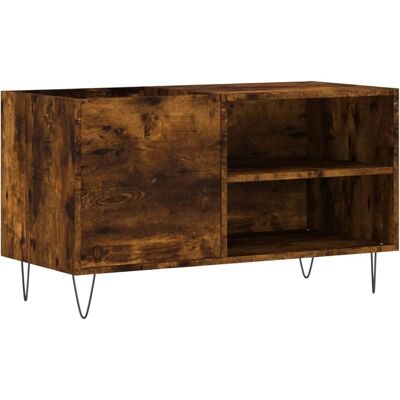 Mueble de Discos Roble Ahumado vidaXL - Almacenamiento de Vinilos - 85x38x48 cm Mueble de Discos Roble Ahumado vidaXL - Almacenamiento de Vinilos - 85x38x48 cm