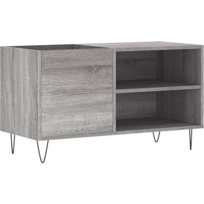 vidaXL Graues Sonoma Record-Schrank - Schallplattenmöbel vidaXL Graues Sonoma Record-Schrank - Schallplattenmöbel