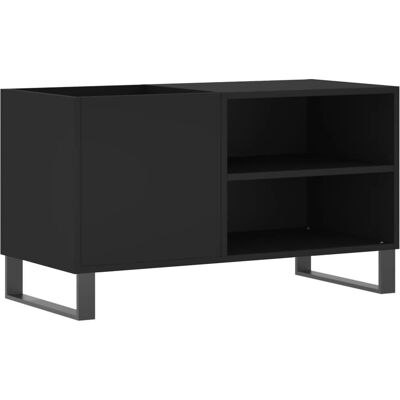 vidaXL Armoire à disques noire - 85x38x48 cm - Meuble rangement vinyles - Publicité vidaXL Armoire à disques noire - 85x38x48 cm - Meuble rangement vinyles - Publicité