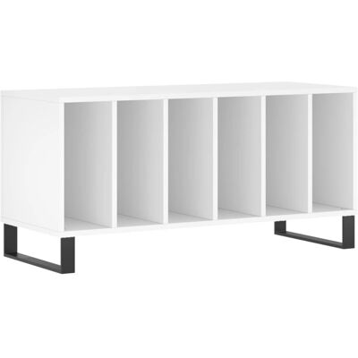 Meuble à vinyles vidaXL - Rangement pour disques - Blanc - Type de disque - Publicité Meuble à vinyles vidaXL - Rangement pour disques - Blanc - Type de disque - Publicité
