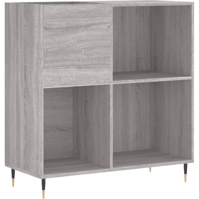 vidaXL Armoire à disques Sonoma Gris - Rangement vinyles - Publicité vidaXL Armoire à disques Sonoma Gris - Rangement vinyles - Publicité