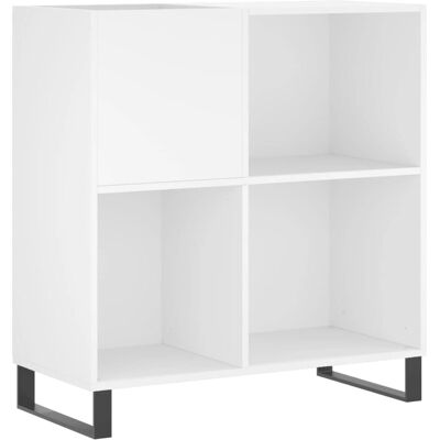 Meuble à disques blanc vidaXL - Rangement et exposition - Publicité Meuble à disques blanc vidaXL - Rangement et exposition - Publicité