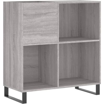 vidaXL Armoire à disques Sonoma Gris - Rangement vinyl - Publicité vidaXL Armoire à disques Sonoma Gris - Rangement vinyl - Publicité