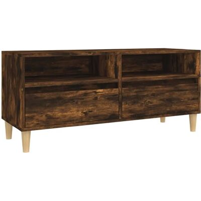 vidaXL 831898 Rauch Eichen TV Schrank - TV & Stauraum vidaXL 831898 Rauch Eichen TV Schrank - TV & Stauraum