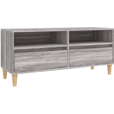 vidaXL Graues Sonoma TV-Schrank - TV-Möbel mit Stauraum vidaXL Graues Sonoma TV-Schrank - TV-Möbel mit Stauraum