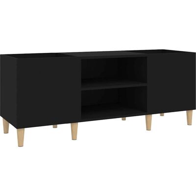 vidaXL Czarny 121x38x48 cm Szafka na płyty winylowe vidaXL Czarny 121x38x48 cm Szafka na płyty winylowe