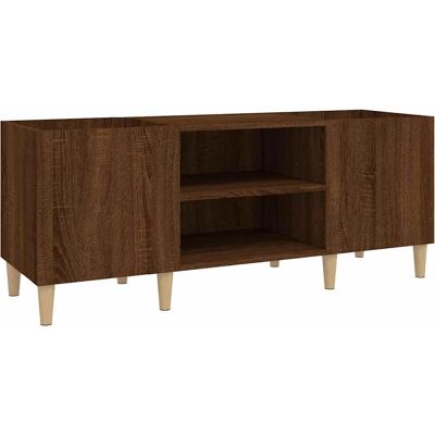 vidaxl Maison Chic - Meble na płyty winylowe - Brązowy - 121x38x48 cm vidaxl Maison Chic - Meble na płyty winylowe - Brązowy - 121x38x48 cm