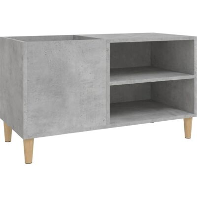 vidaXL Szary betonowy regał na płyty 84,5x38x48 cm - Mebel do przechowywania vidaXL Szary betonowy regał na płyty 84,5x38x48 cm - Mebel do przechowywania