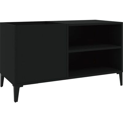 vidaXL Record Cabinet - Black - 84.5x38x48 cm - Vinyl Storage vidaXL Record Cabinet - Black - 84.5x38x48 cm - Vinyl Storage