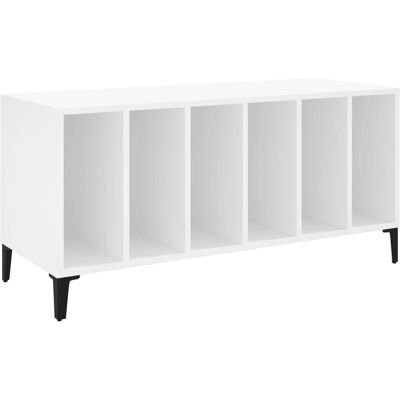 vidaXL Record Cabinet - 100x38x48 cm - White - Record Type vidaXL Record Cabinet - 100x38x48 cm - White - Record Type