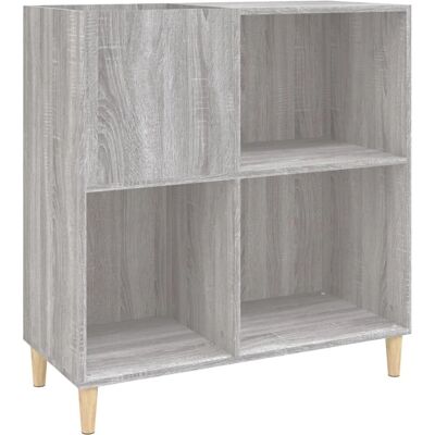 Meuble à Disques Grey Sonoma 84,5x38x89 cm Bois Multistratifié - Type de Produit - Publicité Meuble à Disques Grey Sonoma 84,5x38x89 cm Bois Multistratifié - Type de Produit - Publicité